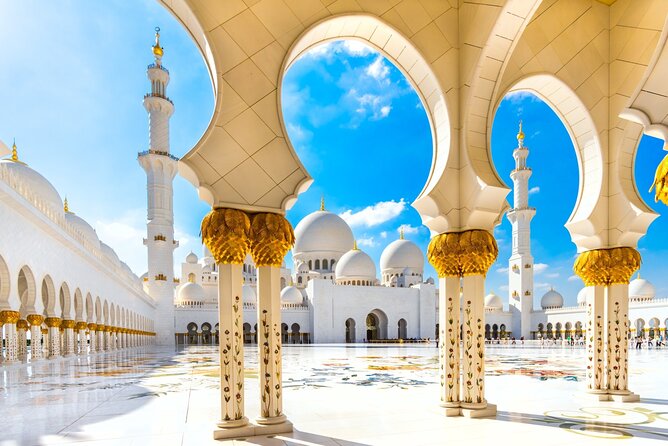 Abu Dhabi Full Day Tour & Heritage Village from Dubai with Lunch - Sheikh Zayed Grand Mosque: spectacular, but dress and timing rule everything