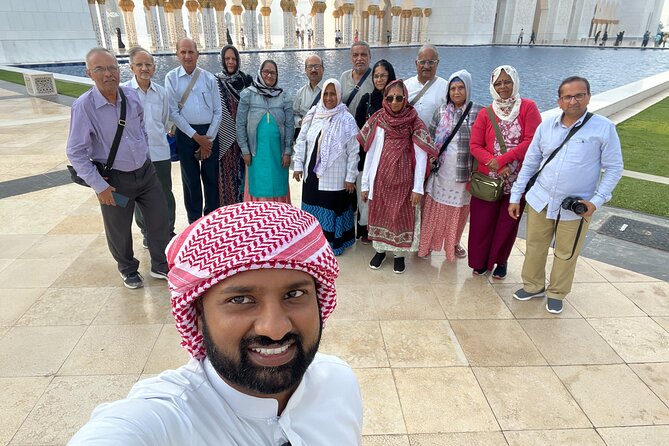 Abu Dhabi Tour Grand Mosque Heritage Village Emirates Palace - Ferrari World: seeing it without buying tickets