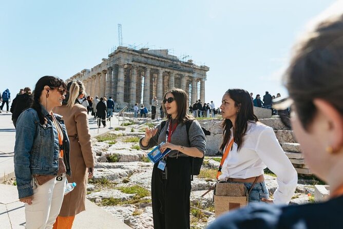 Acropolis, Parthenon and Ancient Agora Guided Tour with entrances - Meeting point details: starting at 9:00 near Porinou