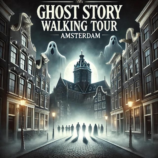 Amsterdam: Ghastly Grachten: ghost stories&dark history tour - Stop 1: Huis met de Hoofden (the House with the Heads)