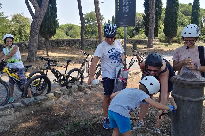 Ancient Appian Way PRIVATE Bike Tour - Cecilia Metella’s mausoleum and Castrum Caetani: big, preserved, and readable