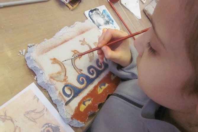 Ancient Art Workshop: Fresco - The Studio Tools: Natural Pigments and Colored Marble Tiles