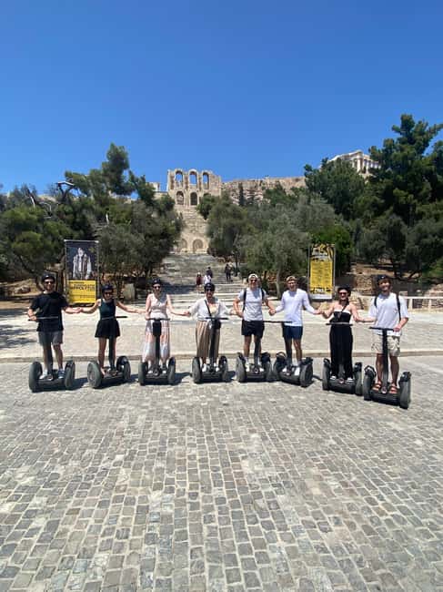 Ancient Athens, Agora, and Keramikos Segway Tour - Eschinou 9 start, helmet on, and the 30-minute training you actually need