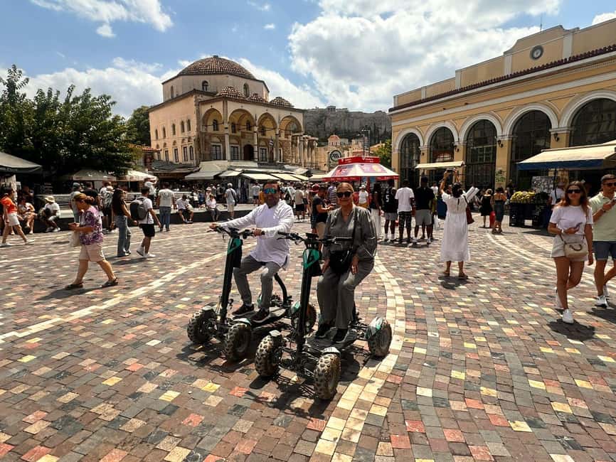 Ancient Athens Electric ATV Scooter Tour - Acropolis Views and the Odeon of Herodes Atticus Stop