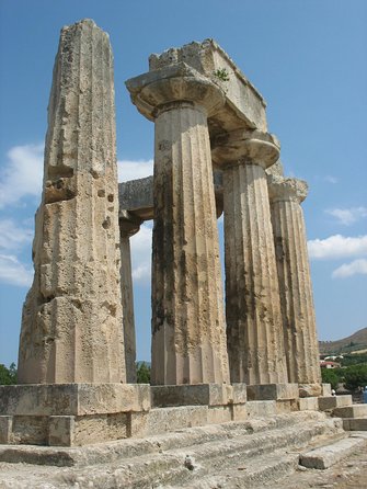 Ancient Corinth, Sanctuary of Hera, Blue Lake & Canal from Athens - Upper Peirene and the Apollo Bema Pedestal: Small Stops That Explain the Whole