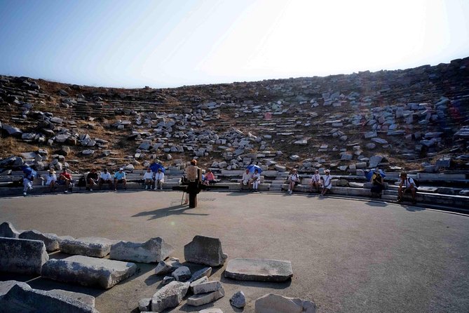 Ancient Delos Tour - Whisper headsets: helpful in crowds, sometimes imperfect