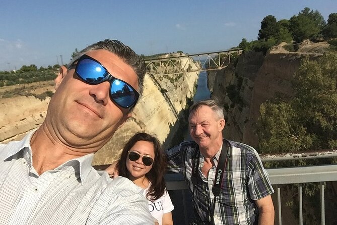 Ancient Olympia (birth place of Olympic Games) & Corinth Canal, Private Day Tour - Olympia town lunch time by the Kladeos bridge