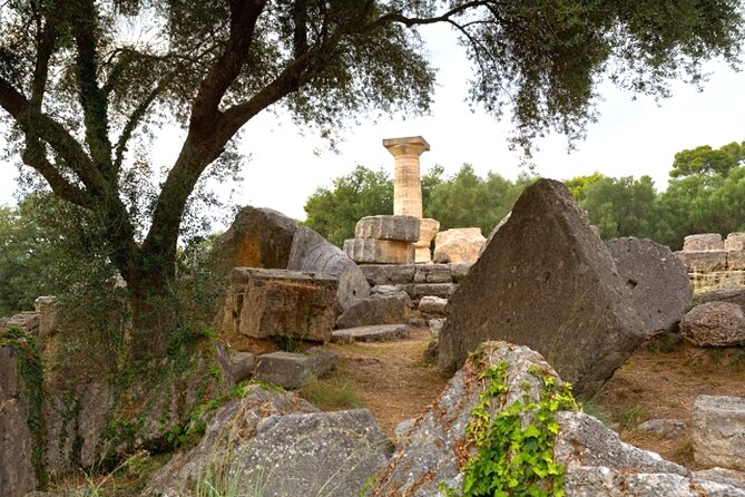 Ancient Olympia & Kourouta Beach - All Included Tour - Kourouta Beach swim stop: chairs, shade, and timing reality