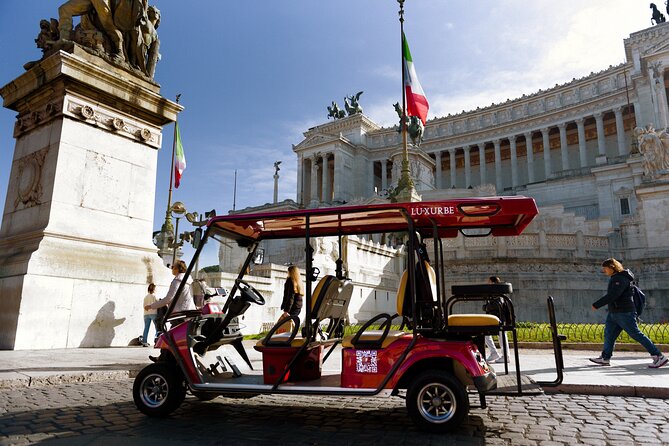 Ancient Rome Tour in a Golf Cart - Via dei Condotti (10 minutes): luxury street, big “Rome” energy