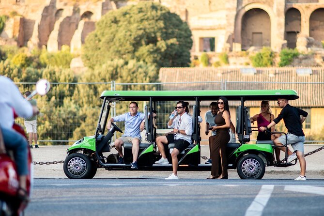 Ancient Rome Uncovered: Guided Golf Cart Experience - Quick stop: Teatro di Marcello and the Mouth of Truth pass-by