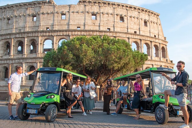 Ancient Rome Uncovered: Guided Golf Cart Experience - The white-marble icon moment: Altare della Patria views on the way