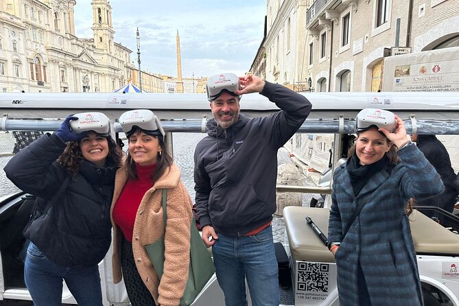 Ancient Rome VR Experience in Golf Car - Piazza Navona: VR Stadium of Domitian Under the Square