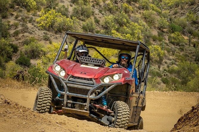 Ancient Ruins Tour - Guided Arizona Desert Tour by UTV - Entering the dirt: how the Bradshaw Mountains portion works