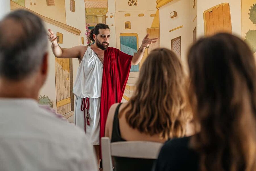Athens: Ancient Greek Murder Mystery Experience - Costumes, Set Design, and the Sensory Touches