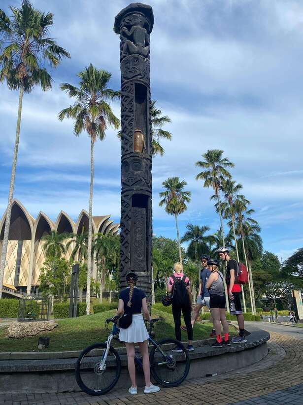 Best of Kuching: Heritage & Kampong Bike Tour - The city cycling part: Lonely Planet sights, stilt houses, and secret lanes