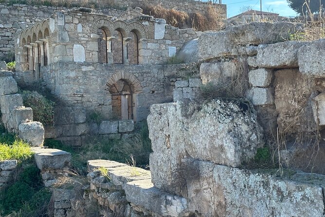Biblical Ancient Corinth Canal Epidaurus Nafplio Private Tour - Temple of Apollo and Acrocorinth: quick monuments, big views