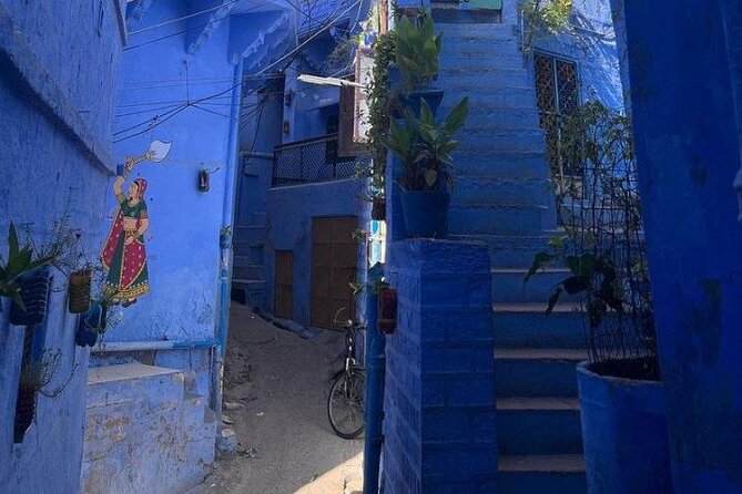 Blue City Heritage Private Walking Tour With Pickup and Drop-Off - Street art, markets, and the calm pace that makes it enjoyable