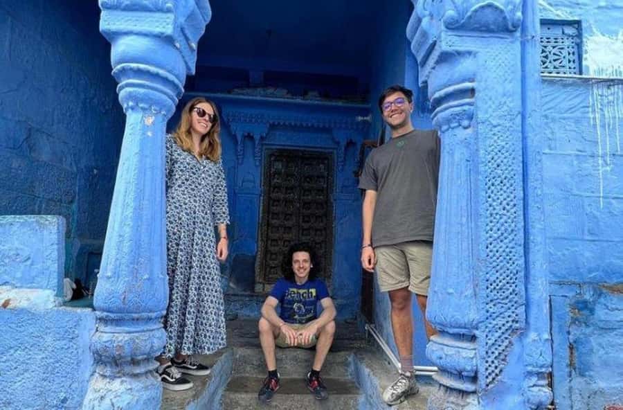 Blue City Heritage Walking Tour With Pick Up & Drop Off - Entering the Blue City: from Pal Haveli to sky-blue lanes