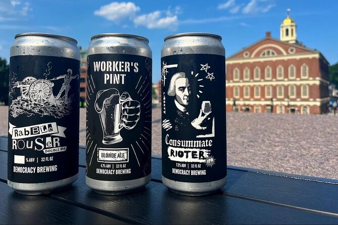 Boston: Freedom Trail History Tour and Brewery Taste - The Democracy Brewing tasting and all-in New England lunch stop