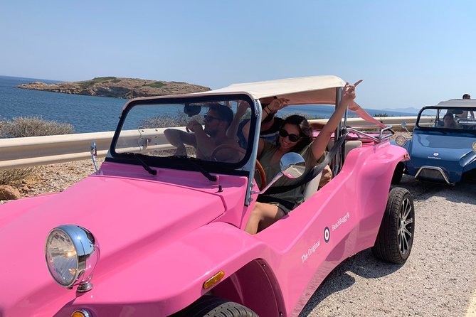 Buggy Tour in Ancient Ruins and Temples around Athens-SOUNIO Poseidon Temple - Rolling South on Athens Riviera in a BeachBuggy
