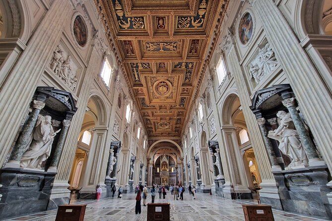 Celebrate Ancient Jubilee in Rome in the 4 Papal Basilicas - Stop 3: Arcibasilica di San Giovanni in Laterano and the mosaics plus heads of Peter and Paul