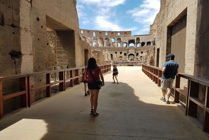 Colosseum & Ancient Rome with Arena Floor Option I Max 6 People - What you actually see on the Arena Floor and inside the first tier