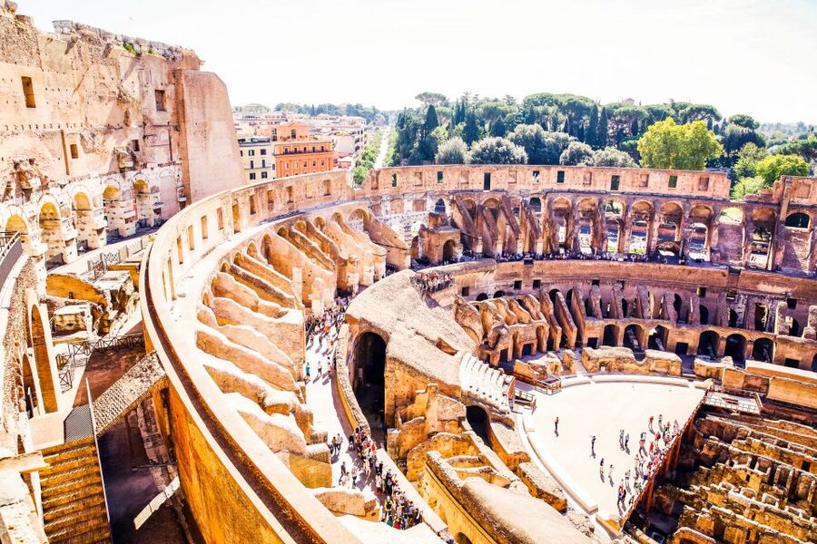 Colosseum: Underground and Ancient Rome Tour - Walking the arena floor: shoes of gladiators, minus the danger