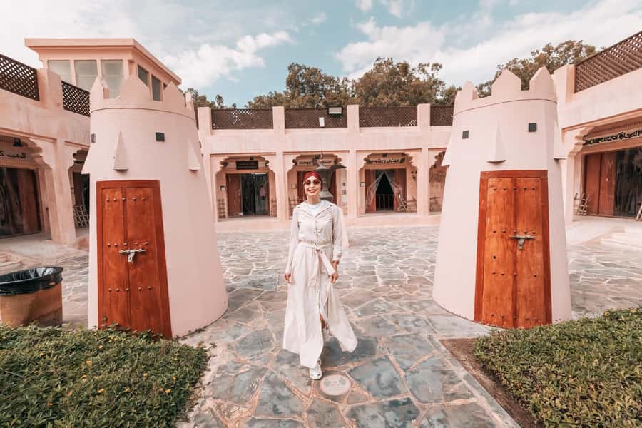 Dubai: Abu Dhabi Grand Mosque, Palace, and Heritage Village - Heritage Village: desert life, craft displays, and quick market time