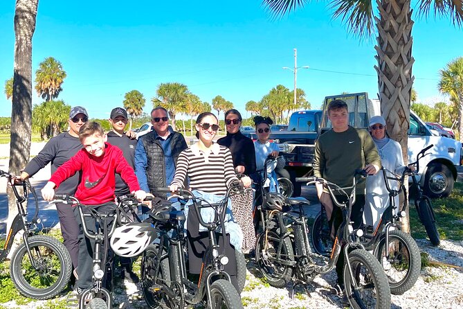 Electric Bike Wildlife & History Tour along Fort De Soto's Beaches - North Beach pause for ice cream: a smart reset in the middle