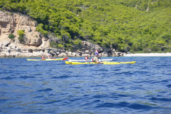 Epidavros sea kayak at the Ancient sunken city tour, small ancient theater - The Ancient Breakwater, Amphorae, and the “You Can See It” Effect