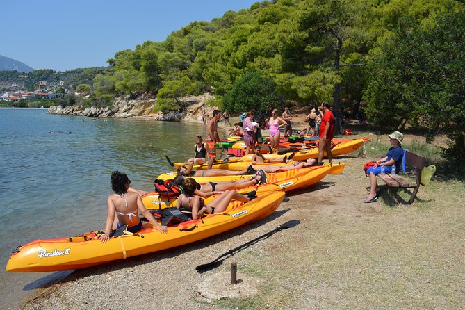 Epidavros sea kayak at the Ancient sunken city tour, small ancient theater - Leaving the Water: The Walk to the Little Theatre of Epidaurus