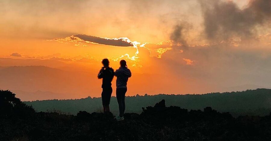 Etna excursions at sunset ancient craters and lava flows - Why Mount Etna at sunset feels different