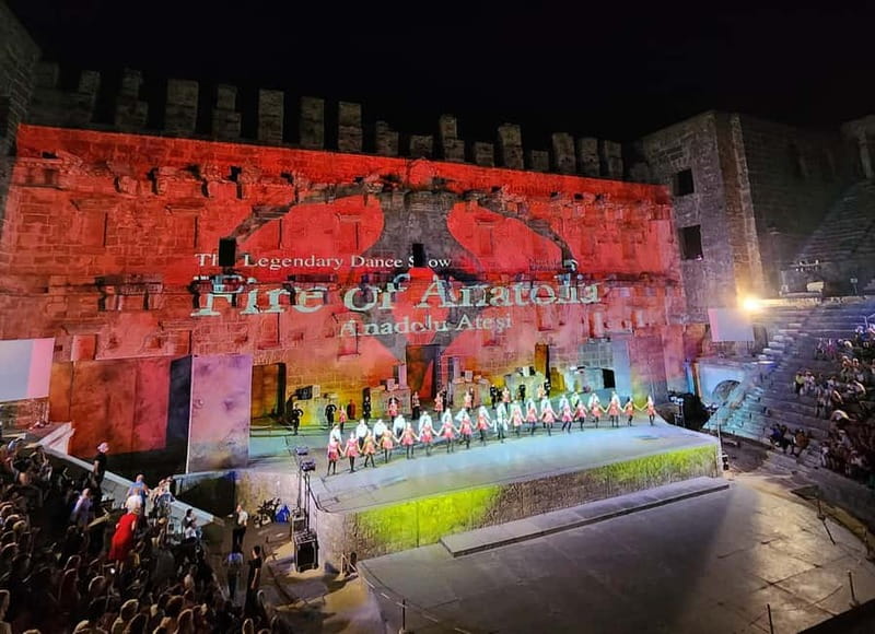 Fire of Anatolia Dance Show at Ancient Aspendos - Ancient Aspendos Theater at 9 PM: the setting you can feel