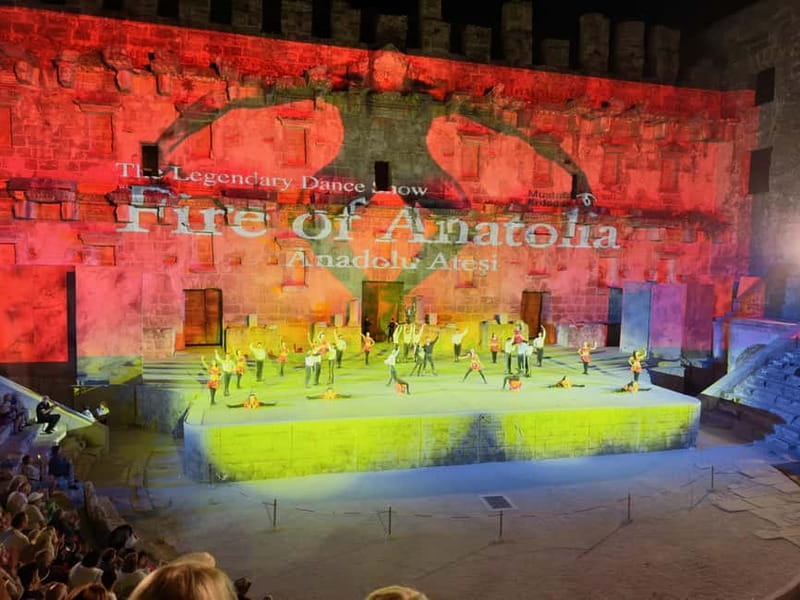 Fire of Anatolia Dance Show at Ancient Aspendos - What you will actually see: folk dance, costumes, live music, and pyrotechnics