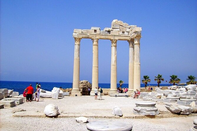 From Antalya: Perge Ancient City & Temple of Apollo Tour - Apollon Temple in Side: columns, sea air, and included admission