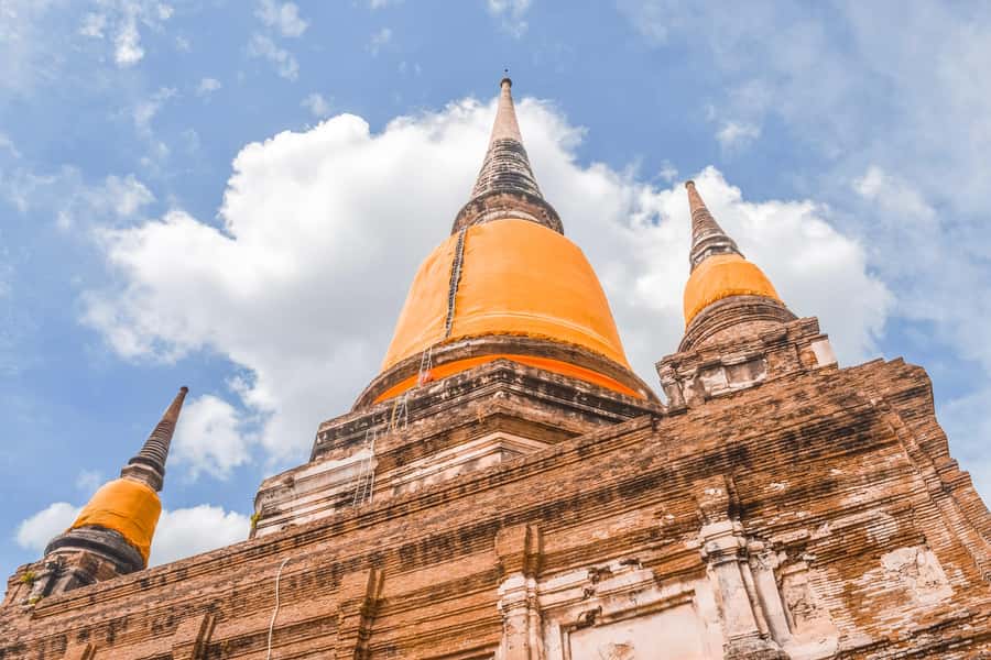 From Bangkok: Ayutthaya Ancient City Temple Tour - Wat Yai Chai Mongkhon (built 1357): the stupa that teaches you how to look