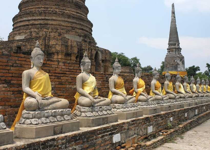 From Bangkok: Ayutthaya Ancient City Temple Tour - Viharn Pra Mongkolborpit: the 40-foot gilded Buddha