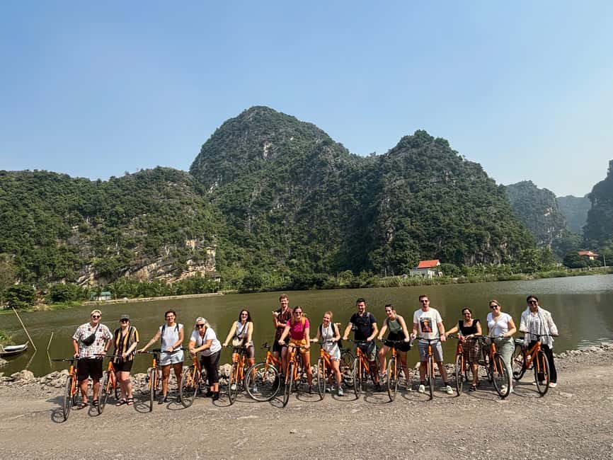 From Hanoi: Trang An eco-tourism - Hoa Lu ancient & Mua Cave - Trang An eco-tourism: caves, limestone cliffs, and a long boat glide