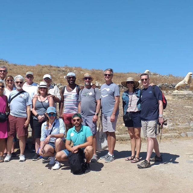 From Mykonos: Ancient Delos Tour - The Delos Museum stop: turning stones into a daily-life picture