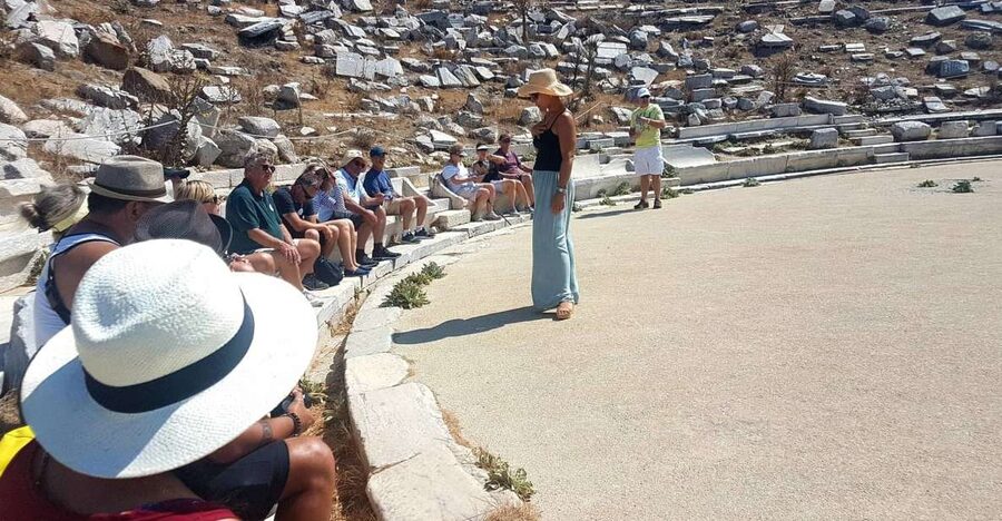 From Mykonos: Ancient Delos Tour - Walking the Sacred Way: Apollo, Artemis, Agora, and the Terrace of Lions