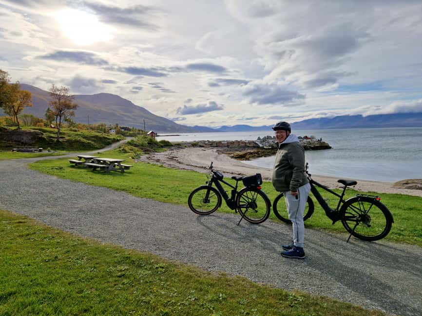 From Tromsø: Tromsø Highlights & History Tour With E-Bike - Elverhøy Kirke and Prestvannet Lake: short stops, big mood change