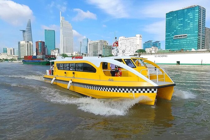 Full-Day Ho Chi Minh City Tour with Colonial Heritage & Chinatown - Bach Dang Quay water taxi: the best angles come from the river