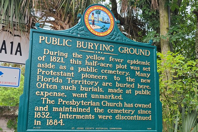 Ghost Tour of St. Augustine: The Original Haunted History Tour - Stop 4: Tolomato Cemetery, oldest Catholic roots, and ongoing hauntings