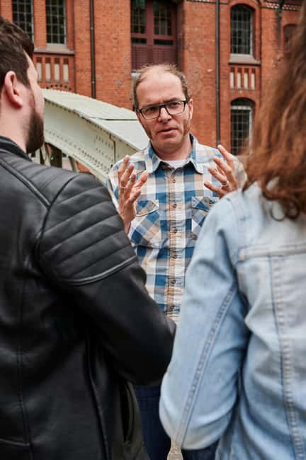 Guided tour of Hamburg's UNESCO World Heritage Site - Warehouses & Cathedrals of Commerce - Kontorhausviertel: brick offices, trade power, and a bit of playful critique