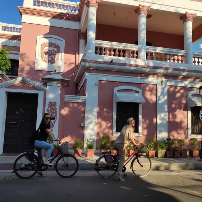 Heritage Bike tour of Pondicherry - Getting Started at Pondicherry Beachescapes