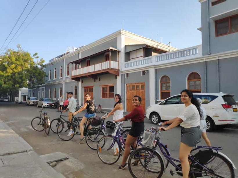Heritage Bike tour of Pondicherry - Ashram-Area Stops: Connecting History to Everyday Life