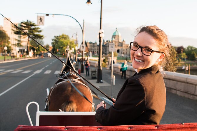 Heritage Horse-Drawn Carriage Experience in Victoria - Horses, blankets, and the guide experience you’ll notice