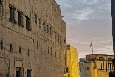 Heritage private Tour by classic carts - Al Aqur village: mud houses, the wall, and irrigation channels