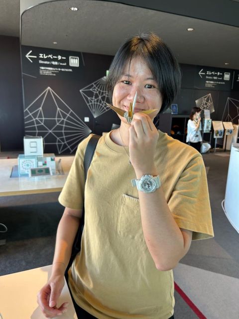 Hiroshima: Peace Walking Tour of World Heritage Sites - Orizuru Tower: paper crane wishes, the Aorigi Tree, and a breather view