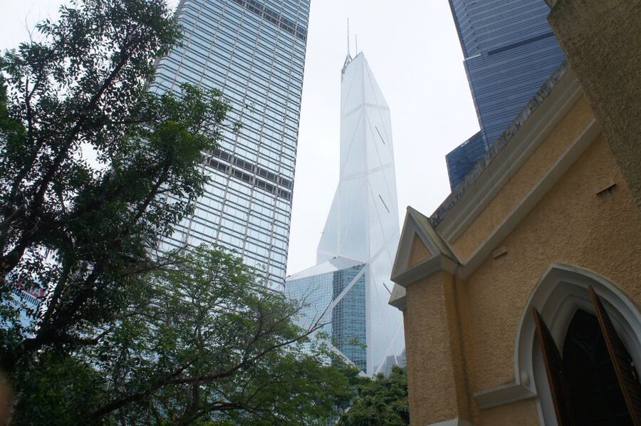 Hong Kong Heritage - Past to Present - St John’s Anglican Cathedral and the Harbour View That Shaped Central